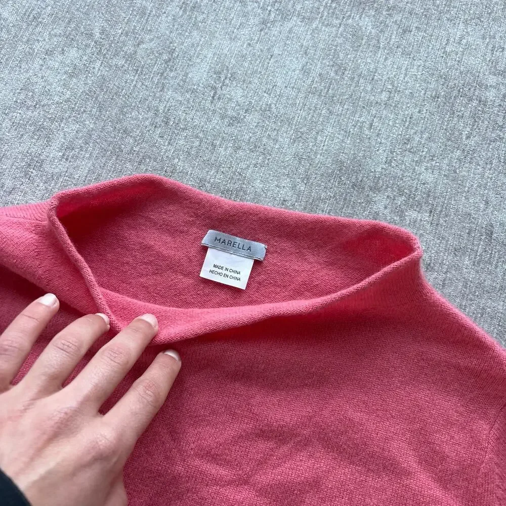 NWOT Marella Coral Cashmere Sweater - Picture 2 of 4